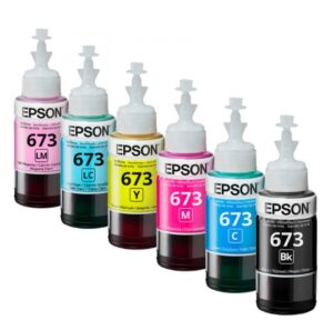 Epson 673 Original 6 Pcs Set Printer Ink Bottle Refill