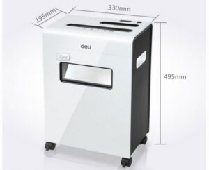 Deli 9911 Paper Shredder Cross Cut Machine 8 Sheets 230MM