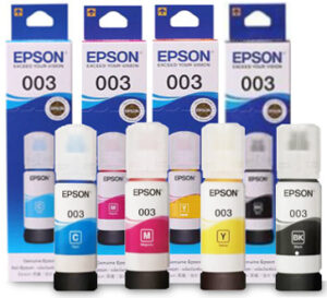 Epson Original 003 65ml Multi Color Ink Bottle