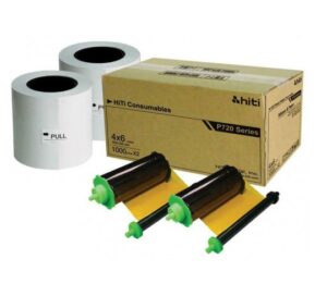 HiTi P720L 4 x 6 Inch Printer Ribbon and Paper Case